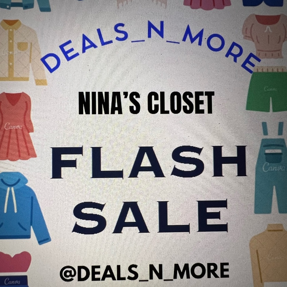 FLASH SALE please like my listing you will be notified when I go live